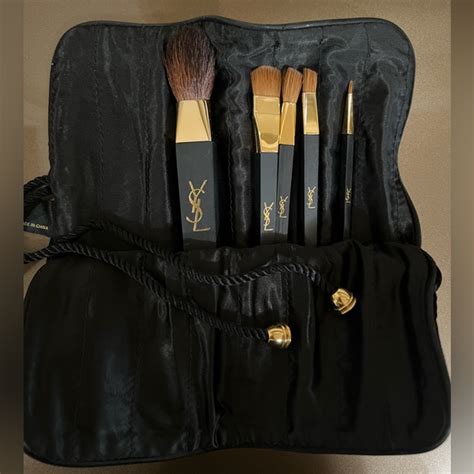 ysl skincare brush|ysl makeup brush kit.